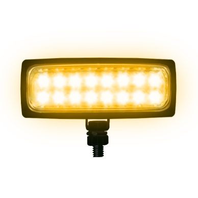 Farol auxiliar milha led 12v laranja �mbar